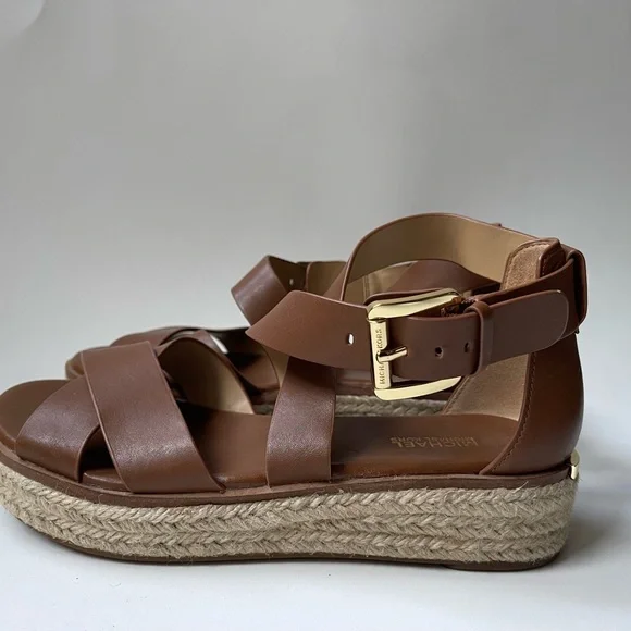 Michael Kors Abbot Sandals Wedge Espadrille - Picture 2 of 10